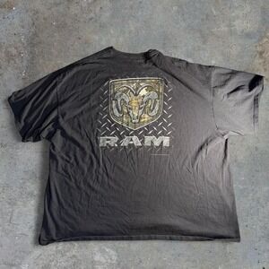 Dodge Ram Black Graphic T-Shirt 3XL Truck Automotive Tee